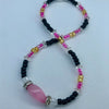 Blk Twist Anklet - Body Shift Beads
