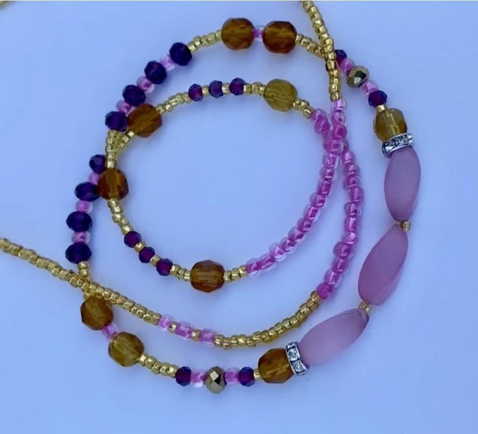 Pink Twist - Body Shift Beads