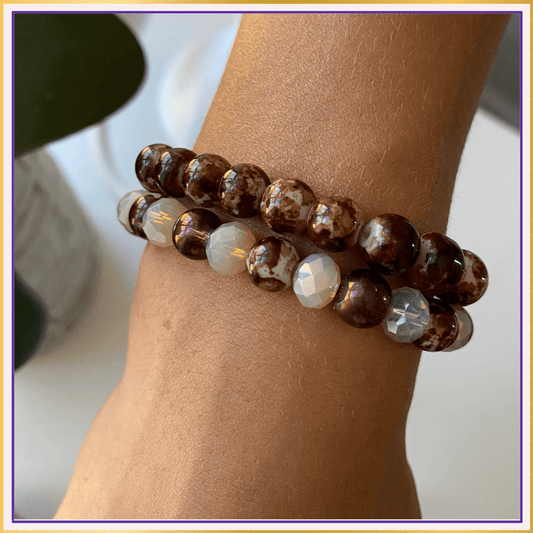 Brown Rose Quartz - Body Shift Beads